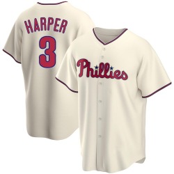 Bryce Harper Philadelphia Phillies Men's Replica Alternate Jersey - Cream