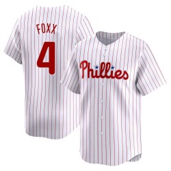 Jimmy Foxx Philadelphia Phillies Men's Limited Home Jersey - White