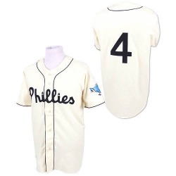 Jimmy Foxx Philadelphia Phillies Men's Replica Throwback Jersey - White