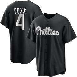 Jimmy Foxx Philadelphia Phillies Youth Replica Black/ Jersey - White