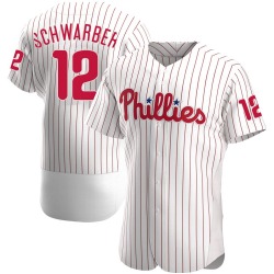 Kyle Schwarber Philadelphia Phillies Men's Authentic Home Jersey - White