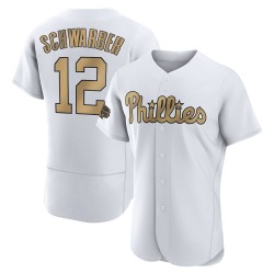 Kyle Schwarber Philadelphia Phillies Men's Game Authentic 2022 All-Star Jersey - White