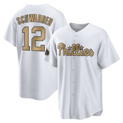 Kyle Schwarber Philadelphia Phillies Men's Game Replica 2022 All-Star Jersey - White