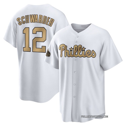 Kyle Schwarber Philadelphia Phillies Men's Game Replica 2022 All-Star Jersey - White