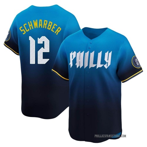 Kyle Schwarber Philadelphia Phillies Men's Limited 2024 City Connect Jersey - Blue