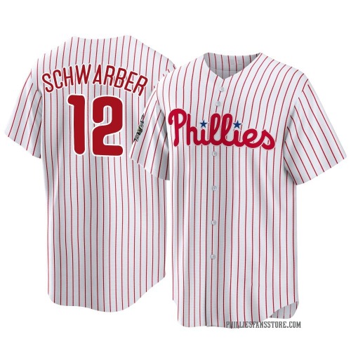Kyle Schwarber Philadelphia Phillies Men's Replica 2022 World Series Home Jersey - White