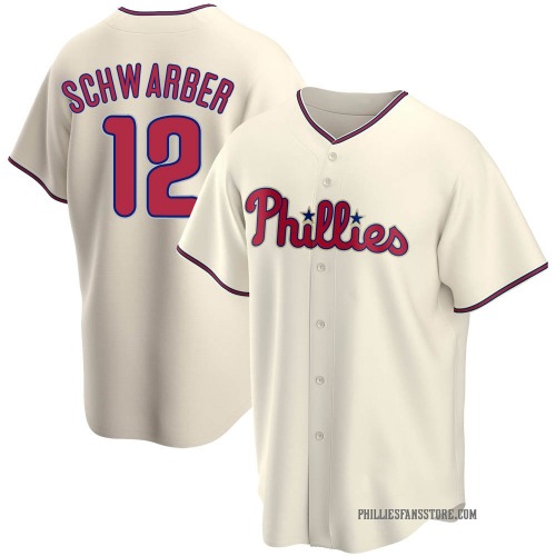 Kyle Schwarber Philadelphia Phillies Men's Replica Alternate Jersey - Cream