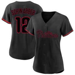 Kyle Schwarber Philadelphia Phillies Women's Replica Fashion Jersey - Black