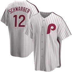 Kyle Schwarber Philadelphia Phillies Youth Replica Home Cooperstown Collection Jersey - White