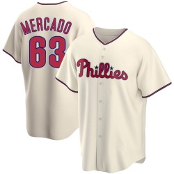Michael Mercado Philadelphia Phillies Youth Replica Alternate Jersey - Cream