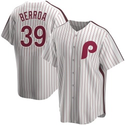 Steward Berroa Philadelphia Phillies Youth Replica Home Cooperstown Collection Jersey - White